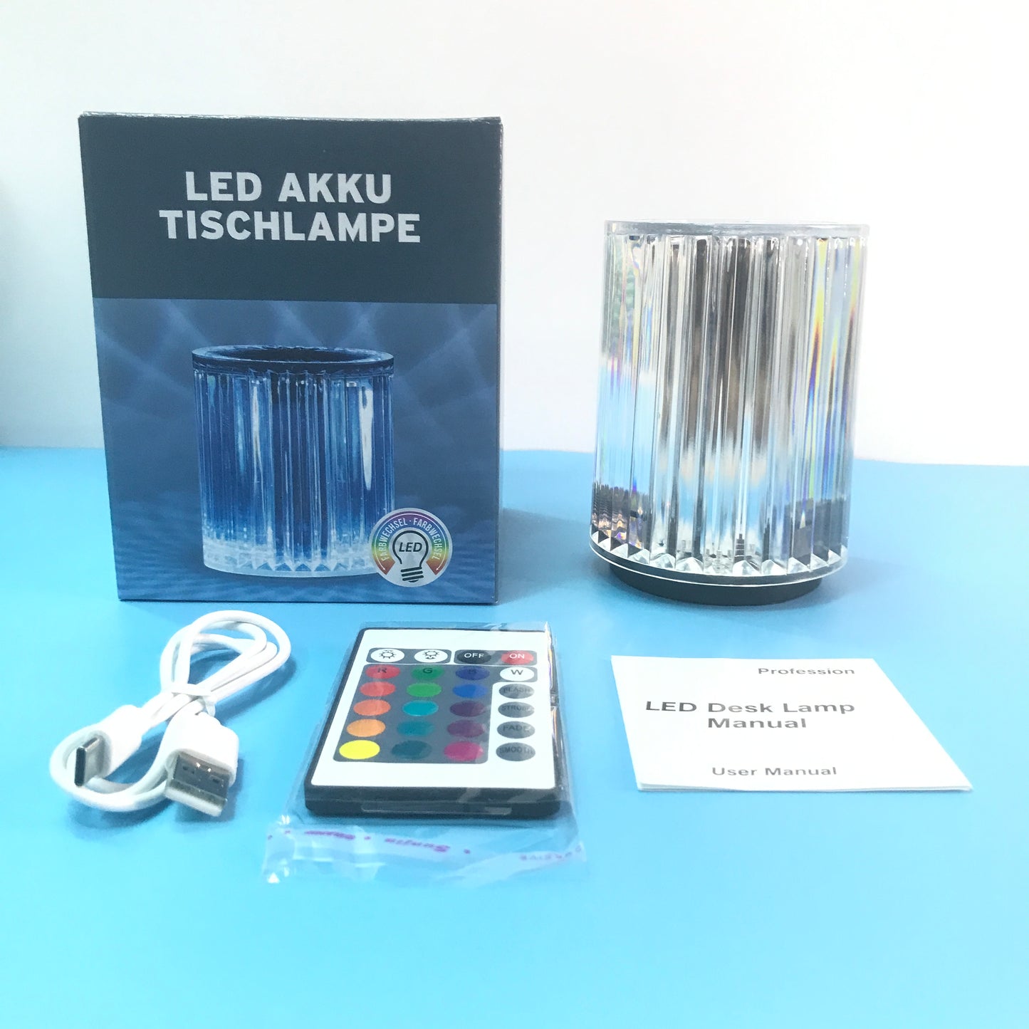 Indoor Touchable Acrylic table lamp with USB charge LED table lamp 3 color or RGB romantic light