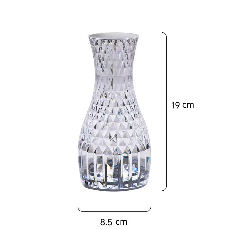 Decorative Touch Control Desk Lamps With Usb Charging Table Light Luxury Led Cordless Crystal Table Lamp For Restaurant Bedroom