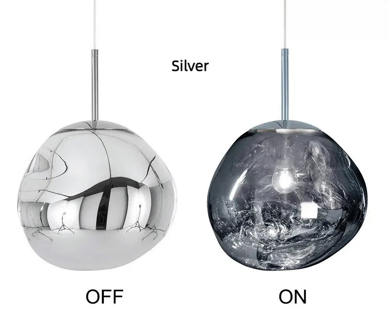 Lava pendant lamp in the duplex staircase of the villa, a designer's piece suitable for both living rooms and dining rooms