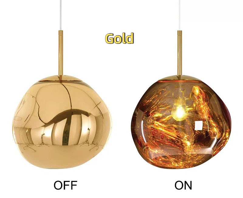 Lava pendant lamp in the duplex staircase of the villa, a designer's piece suitable for both living rooms and dining rooms