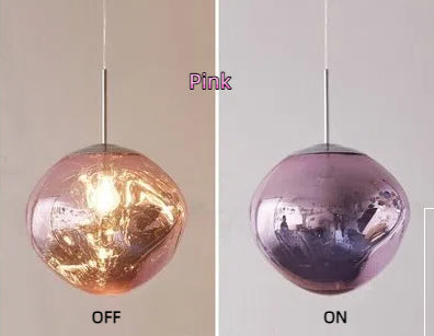 Lava pendant lamp in the duplex staircase of the villa, a designer's piece suitable for both living rooms and dining rooms