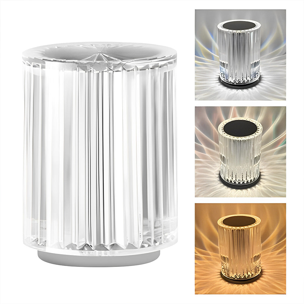 Indoor Touchable Acrylic table lamp with USB charge LED table lamp 3 color or RGB romantic light