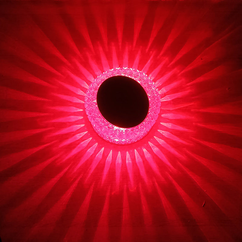 16 Colors LED Crystal Table Lamp Bird Nest Light Touch Romantic Projection Atmosphere Light USB LED Night Light for Bedroom