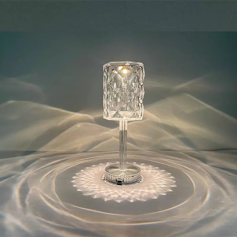 Sparkling Crystal Lamparas Usb Charging Touch Night Light Lamp Decoration 16 Color Changing Rgb Led Crystal Table Lamp
