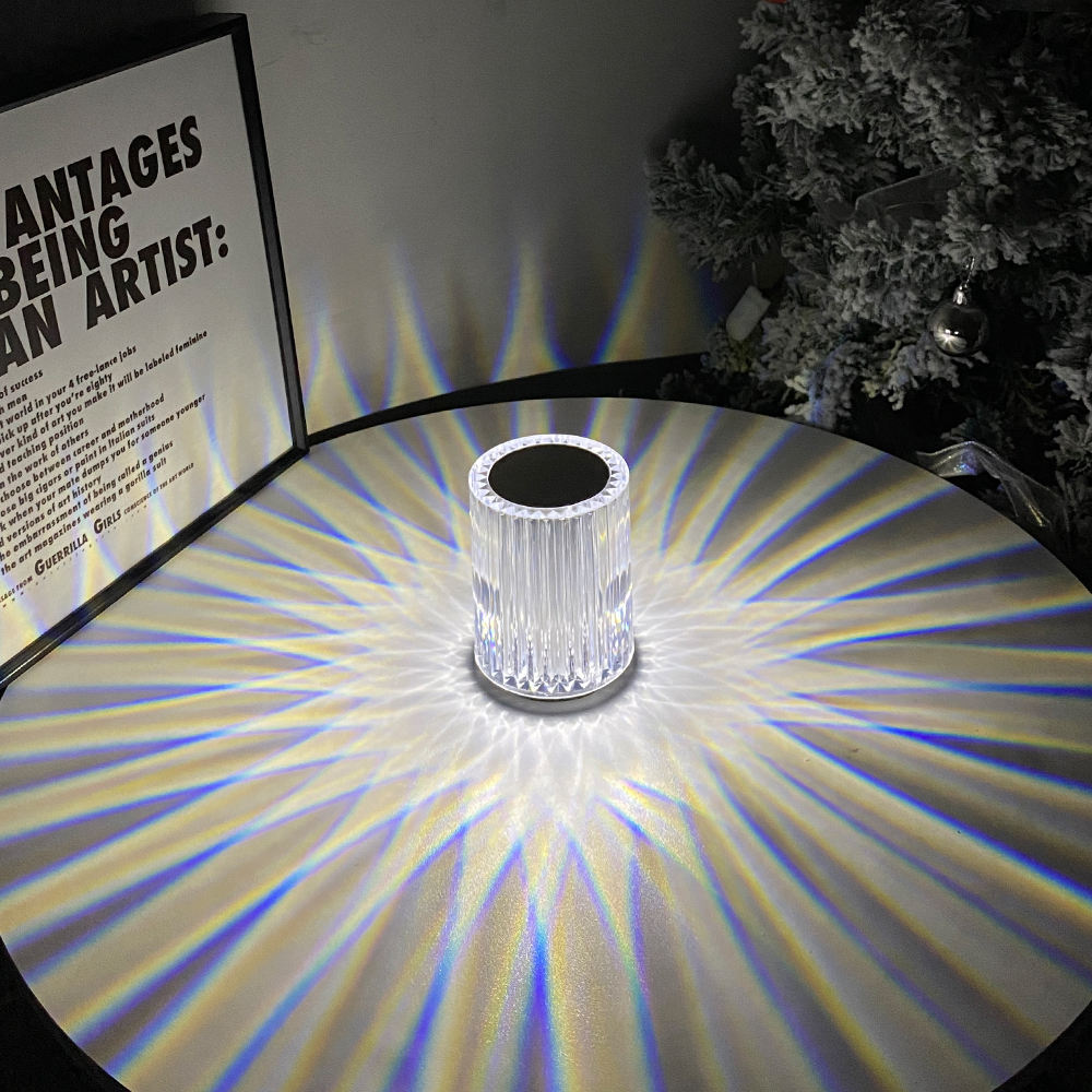 Indoor Touchable Acrylic table lamp with USB charge LED table lamp 3 color or RGB romantic light